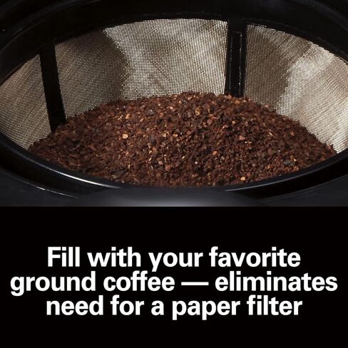 Hamilton Beach Permanent Gold Tone Filter, Fits Most 8 to 12-Cup Coffee Makers (/80675 ) in Kuwait