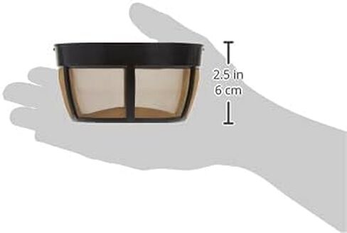 Hamilton Beach Permanent Gold Tone Filter, Fits Most 8 to 12-Cup Coffee Makers (/80675 ) in Kuwait
