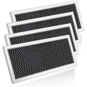 JX81H Microwave Charcoal Filter Replacement for GE WB02X10956 WB02X11544, Samsung Carbon Filter- 4 x 8-5/8 x 3/8 Inch, 2 Pack in Kuwait