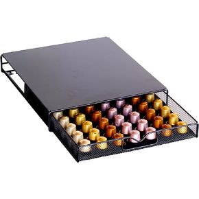 Deco Brothers Tempered Glass Coffee Pod Holder, Fits 42 OriginalLine Pods in Kuwait