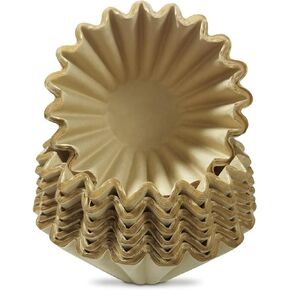 DEFUTAY Coffee Filters,Cup Basket Coffee Filters,Natural Unbleached(White 4?100PC)