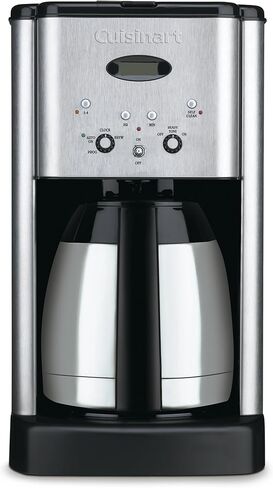 ماكينة تحضير القهوة الحرارية Cuisinart DCC-1400 Brew Central سعة 10 أكواب، فضي (متجدد) in Kuwait