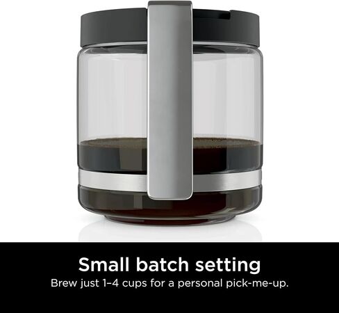 Ninja DCM200 14 Cup, Programmable Coffee Maker XL, 2 Brew Styles Classic & Rich, 4 Programs Small Batch, Delay Brew & Keep Warm, Permanent Filter & Scoop Not Included* Stainless Steel (Renewed) in Saudi Arabia