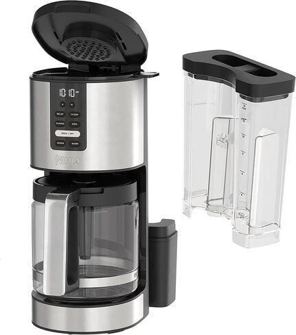 Ninja DCM200 14 Cup, Programmable Coffee Maker XL, 2 Brew Styles Classic & Rich, 4 Programs Small Batch, Delay Brew & Keep Warm, Permanent Filter & Scoop Not Included* Stainless Steel (Renewed) in Saudi Arabia