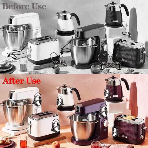 سافو منظم الحبل 9 قطع للأجهزة، ولفاف الحبل لأجهزة المطبخ، ومنظم كابل لف الحبل وحامل الكابل، للخلاط والخلاط وصانع القهوة وطباخ الضغط وقلي الهواء in Kuwait