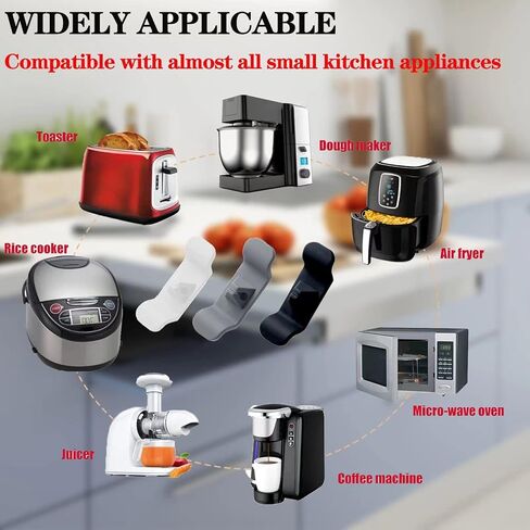 سافو منظم الحبل 9 قطع للأجهزة، ولفاف الحبل لأجهزة المطبخ، ومنظم كابل لف الحبل وحامل الكابل، للخلاط والخلاط وصانع القهوة وطباخ الضغط وقلي الهواء in Kuwait