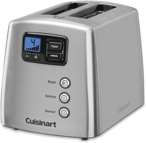 Cuisinart CPT-420 Touch to Toast Leverless 2-Slice Toaster, Brushed Stainless Steel in Kuwait