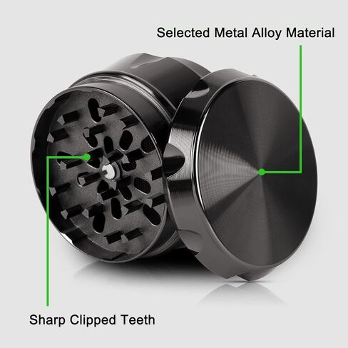 SZBOX Kitchen Grinder,Metal Grinder(2.5 inch,Rose Gold) in Saudi Arabia