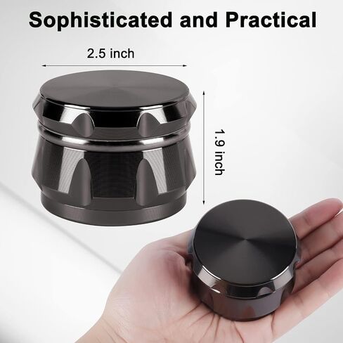 SZBOX Kitchen Grinder,Metal Grinder(2.5 inch,Rose Gold) in Saudi Arabia