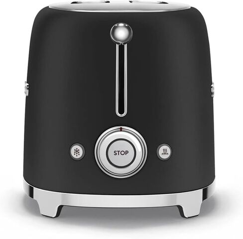SMEG 2 Slice Retro Toaster (Matte Black) in Saudi Arabia