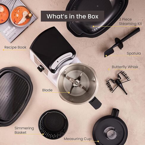 Gourmate Smart All-in-1 Multi-Cooker, 10+ Cooking Functions, Built-in Scale, Guided Recipes, Steam, Cook, Knead, Bluetooth App Connectivity, 2.3 QT, White in Saudi Arabia