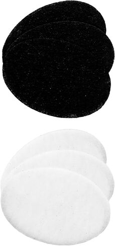 OVENTE 1.5 Liter Electric Deep Fryer FDM1501BR Charcoal and Oil Vapor Replacement Filter Set Pack of 3, White and Black ACPFDM1503 in Saudi Arabia