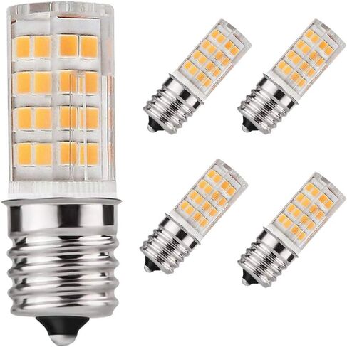 E17 LED Bulb,Microwave Oven Light Dimmable 5 Watt Warm White 3000K 52X2835SMD AC110-130V (Pack of 2) in Saudi Arabia
