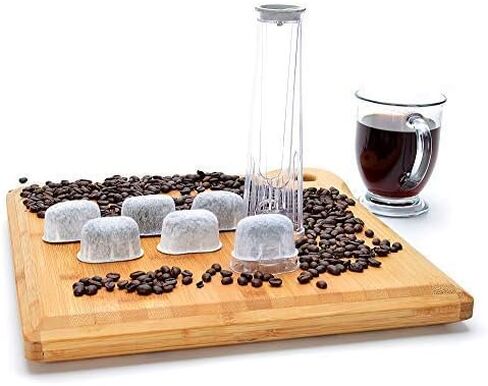 مجموعة Keurig Starter البديلة من K&J لمصانع البيرة Keurig 2.0 - تتضمن حامل فلتر خزان جانبي و6 عبوات من مرشحات المياه المتوافقة مع Keurig 2.0 in Kuwait