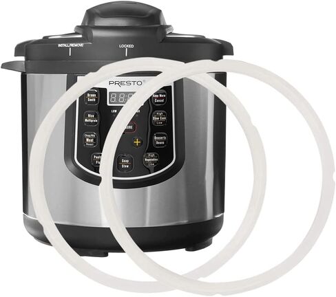 حلقة ختم سيليكون لقدر الضغط الكهربائي بريستو سعة 6 كوارت 100% من السيليكون 100%، ملحقات طباخ بريستو دقيقة قابلة للبرمجة من قطعتين in Kuwait