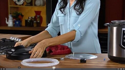 حلقة ختم سيليكون لقدر الضغط الكهربائي بريستو سعة 6 كوارت 100% من السيليكون 100%، ملحقات طباخ بريستو دقيقة قابلة للبرمجة من قطعتين in Kuwait