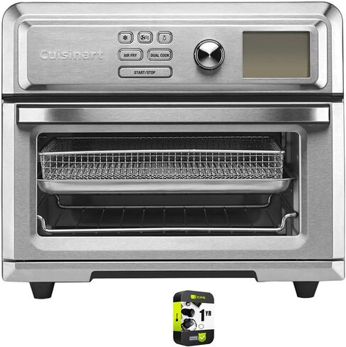 فرن محمصة مقلاة هوائية رقمية من Cuisinart TOA-65 مع حزمة خيارات برمجة بديهية مع حزمة حماية محسنة CPS لمدة سنة واحدة in Saudi Arabia