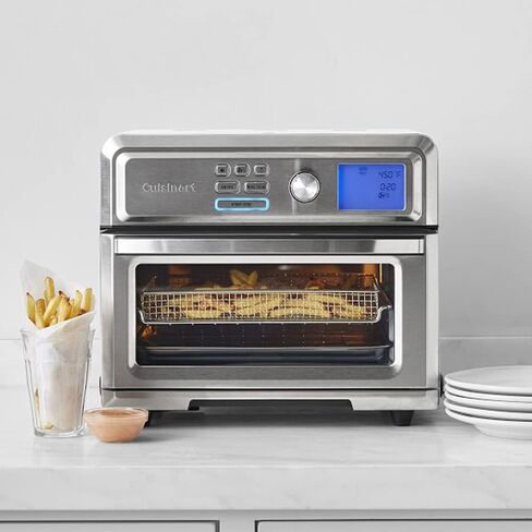 فرن محمصة مقلاة هوائية رقمية من Cuisinart TOA-65 مع حزمة خيارات برمجة بديهية مع حزمة حماية محسنة CPS لمدة سنة واحدة in Saudi Arabia