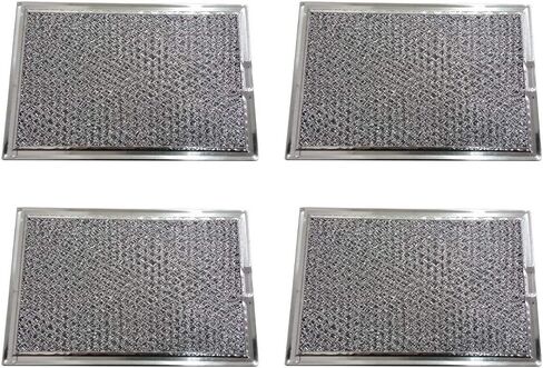 Microwave Grease Filter Replacement Part for LG Models LMH2016SB LMH2235ST LMV1635SB LMV1635SW LMV2083SB LMV1831SB LMV1831ST Aluminum Mesh Microwave Grease Filter - 5" x 7-5/8" x 3/32" (1) in Saudi Arabia