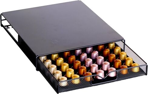 Deco Brothers Tempered Glass Coffee Pod Holder, Fits 42 OriginalLine Pods in Saudi Arabia
