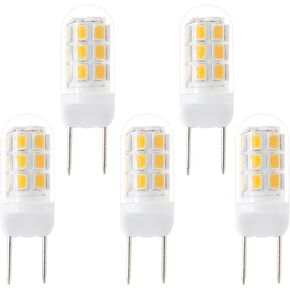 G8 LED Bulb, 20W Microwave Light Bulbs Under Hood, Kitchen Over Stove Light Surface Light Bulbs for GE Microwave Oven, Replaces WB25X10019, 120V Warm White 3000K, 2-Pack