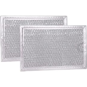 GE Microwave Grease Filter, Aluminum Mesh Microwave Filter Replacement Compatible with GE Whirlpool, for Frigidaire 5304464105, WB06X10608,5304478913 Microwave Oven, 2 Filters in Saudi Arabia