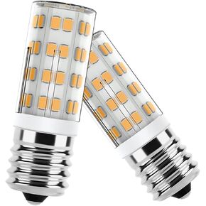 8206232A لمبة ويرلبول ميكروويف تحت غطاء محرك السيارة Kei AC110-130V 4W لمبة ميكروويف E17 تناسب مصابيح ويرلبول مايتاج الحمم البركانية - يستبدل 1890433 2pack (أبيض دافئ) in Kuwait