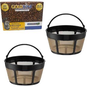 GOLDTONE Brand Reusable 8-12 Cup Basket Coffee Filter fits Cuisinart Coffee Makers and Brewers. Replaces your GTF-B Cuisinart Reusable Basket Coffee Filter - BPA Free (1) in Kuwait