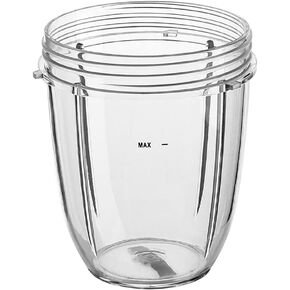 أكواب قطع غيار Joyparts، متوافقة مع خلاط Nutribullet 600W و900W (2 كوب سعة 18 أونصة)