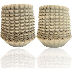 Extra Large Coffee Filters 12, 13, 14, 15, 16 Cup Basket for Commercial, Domestic Coffee Maker Extra High Extra Wide, Anti ground, Flattened Diameter 9.75" (200) in Saudi Arabia