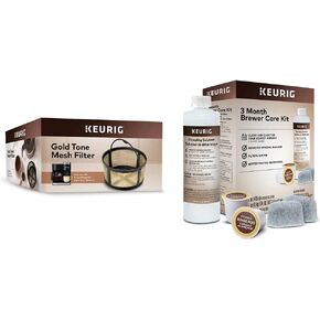 فلتر قهوة مطحون قابل لإعادة الاستخدام من Keurig متوافق مع الأساسيات ومحضرات K-Duo فقط، طريقة صديقة للبيئة لتحضير إبريق، شبكة ذهبية اللون in Kuwait