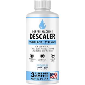 منظف ​​ومزيل الترسبات من فلاتر PureWater (6 استخدامات) - صُنع في الولايات المتحدة الأمريكية - محلول إزالة الترسبات لمصانع البيرة Keurig وNespresso وDelonghi وBreville وجميع ماكينات صنع القهوة وآلات الإسبريسو in Kuwait