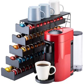 FlagShip Nespresso Vertuo Pod Holder 60 Large Pods Capacity 3 Tier in Kuwait