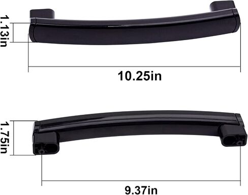 WB15X10278 AP5790517 Microwave Door Handle Support Compatible with GE, and Hotpoint Microwave Replaces 261300714902, 3025557, PS8754175 –Black in Saudi Arabia