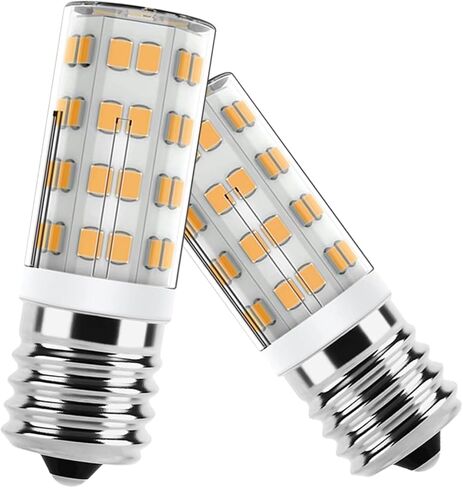 8206232A لمبة ويرلبول ميكروويف تحت غطاء محرك السيارة Kei AC110-130V 4W لمبة ميكروويف E17 تناسب مصابيح ويرلبول مايتاج الحمم البركانية - يستبدل 1890433 2pack (أبيض دافئ) in Kuwait