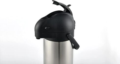 Heritage66 Thermal Coffee Carafe with Cleaning Brush – 68 oz (2 L) Vacuum Insulated Stainless Steel Beverage Dispenser, Keeps Drinks Hot 12 H/Cold 24 H, Ideal for Home, Office & Parties in Saudi Arabia
