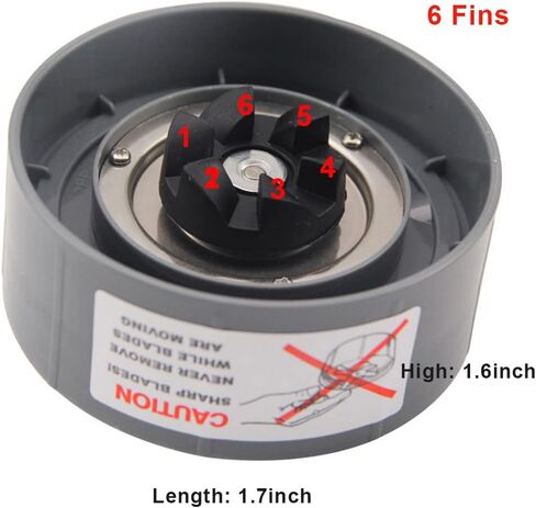 استبدال شفرة الخلاط النازع يصلح لقطع غيار شفرة خلاط NutriBullet 600 واط/900 واط in Kuwait