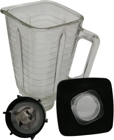 Blender 5-cup Glass Jar，Comptaible with Oster blender models 4108, 4109, 4106, 4110, 4111, 4117 Classic Series and Osterizer series Blender (Glass, 5-cup Jar) in Saudi Arabia