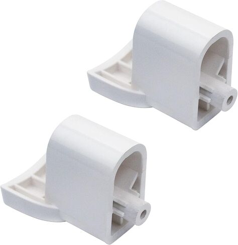 WB06X10943 Microwave Door Handle Support Compatible with of GE, and Hotpoint Microwave Replaces 261301814001, 3025054, PS8753758-2Pack in Saudi Arabia