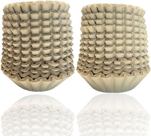 Extra Large Coffee Filters 12, 13, 14, 15, 16 Cup Basket for Commercial, Domestic Coffee Maker Extra High Extra Wide, Anti ground, Flattened Diameter 9.75" (200) in Saudi Arabia