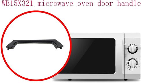 WB15X321 Microwave Door Handle CHENJIN WB15X321 Door Handle for General Electric Microwave, Black in Saudi Arabia