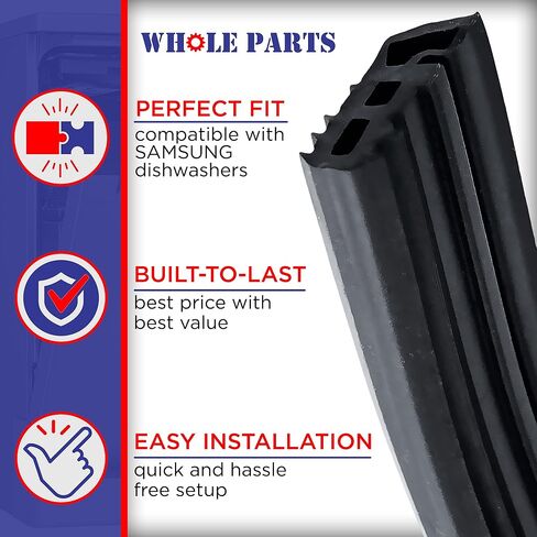 اجزاء كاملة سدادة حوض غسالة الصحون DD62-00097B (اسود) - بديل ومتوافق مع بعض غسالات الصحون سامسونج in Kuwait