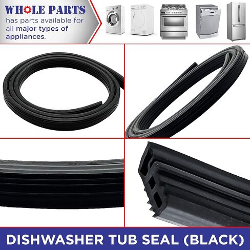 اجزاء كاملة سدادة حوض غسالة الصحون DD62-00097B (اسود) - بديل ومتوافق مع بعض غسالات الصحون سامسونج in Kuwait