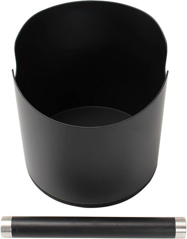 DIBTSA Espresso Knock Box, Stainless Steel Coffee Grounds Knock Box, With Removable Knock Bar and Non-Slip Rubber Base (Silver) in Kuwait