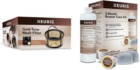 فلتر قهوة مطحون قابل لإعادة الاستخدام من Keurig متوافق مع الأساسيات ومحضرات K-Duo فقط، طريقة صديقة للبيئة لتحضير إبريق، شبكة ذهبية اللون in Kuwait