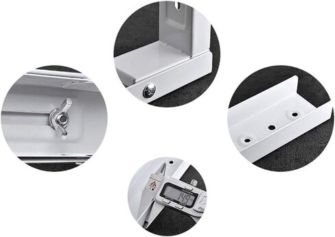 حامل مايكرويف حوائط الجدار ، قابل للتعديل طول (1 زوج ، الفولاذ المقاوم للصدأ ) in Kuwait