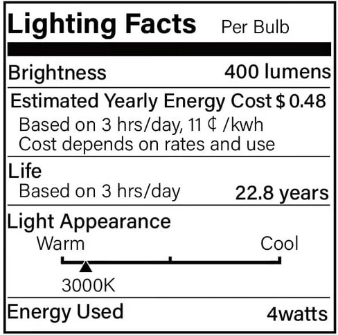 AC110V E17 LED Equivalent to 40W halogen lamp Compatible with GE LG/Whirlpool Microwave bulb replacement part#wb36x10003 400LM 360° Non-dimmable Flicker-free (2 PCS, Warm white 3000K) in Saudi Arabia