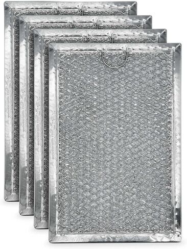 EvertechPRO 5230W1A012C مجموعة مرشح الشحوم من 4 بديل لميكروويف LG 5230W1A012B 2B72705B 2B72705C 5230W1A012A in Kuwait