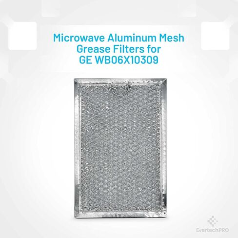 EvertechPRO 5230W1A012C مجموعة مرشح الشحوم من 4 بديل لميكروويف LG 5230W1A012B 2B72705B 2B72705C 5230W1A012A in Kuwait