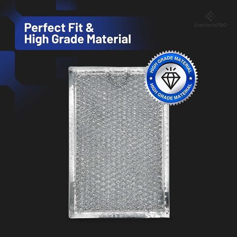 EvertechPRO 5230W1A012C مجموعة مرشح الشحوم من 4 بديل لميكروويف LG 5230W1A012B 2B72705B 2B72705C 5230W1A012A in Kuwait